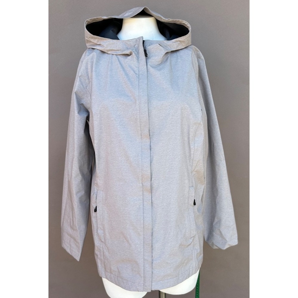 32 Degrees Women's‎ Weatherproof Rain Jacket XL Gray x6 Melange Full Zip Pockets